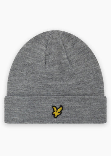 Lyle & Scott Mutsen Basic beanie - mid grey marl