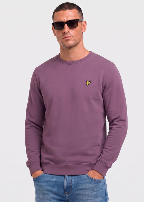 Crew neck sweatshirt - noir plum