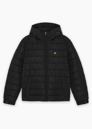 Lyle & Scott Jassen Hooded quilted jacket - jet black