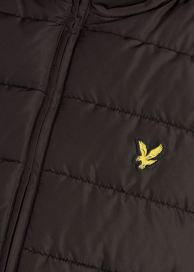 Lyle & Scott Jassen Hooded quilted jacket - jet black