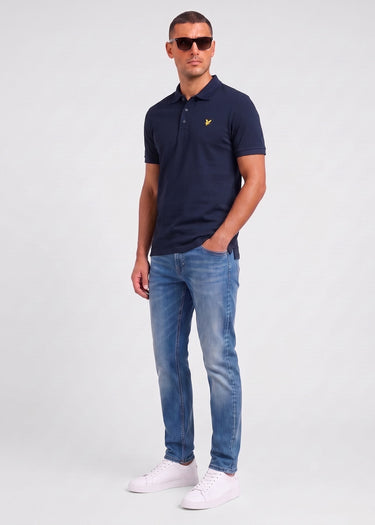 Lyle & Scott Polo's Plain polo shirt - dark navy