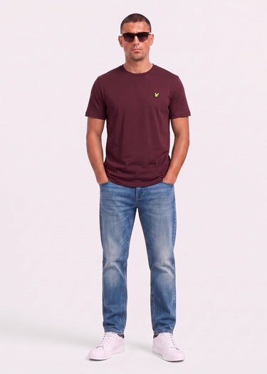 Lyle & Scott T-shirts Plain t-shirt - burgundy