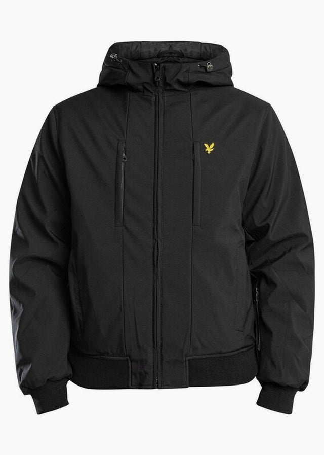 Lyle & Scott Jassen Wadded softshell jacket - jet black