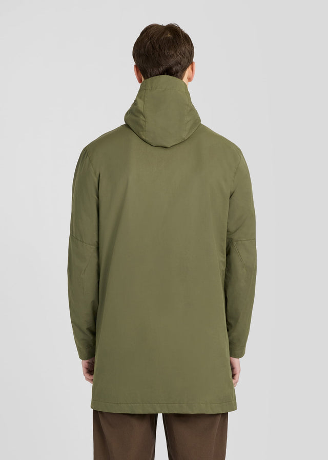 Lyle & Scott Jassen Waxed guard parka - true olive
