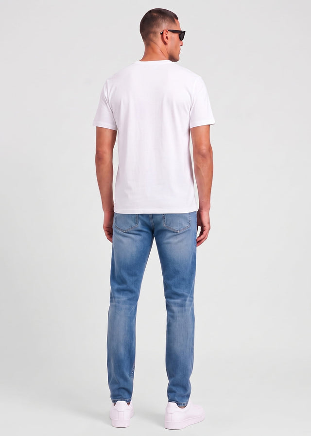 Lyle & Scott T-shirts Check eagle t-shirt - white