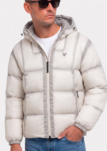 Lyle & Scott Jassen Translucent puffer jacket - putty