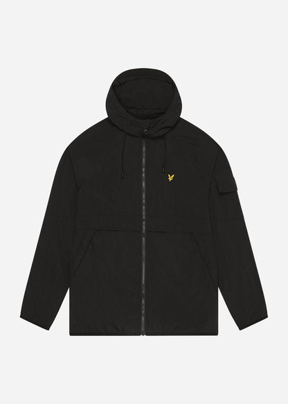 Lyle & Scott Jassen  Hooded windbreaker jacket - jet black 