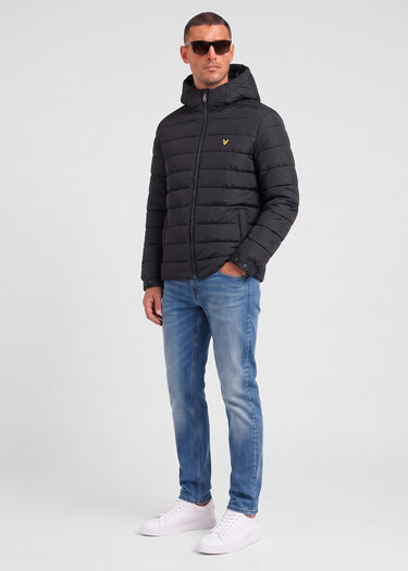 Lyle & Scott Jassen Hooded quilted jacket - jet black