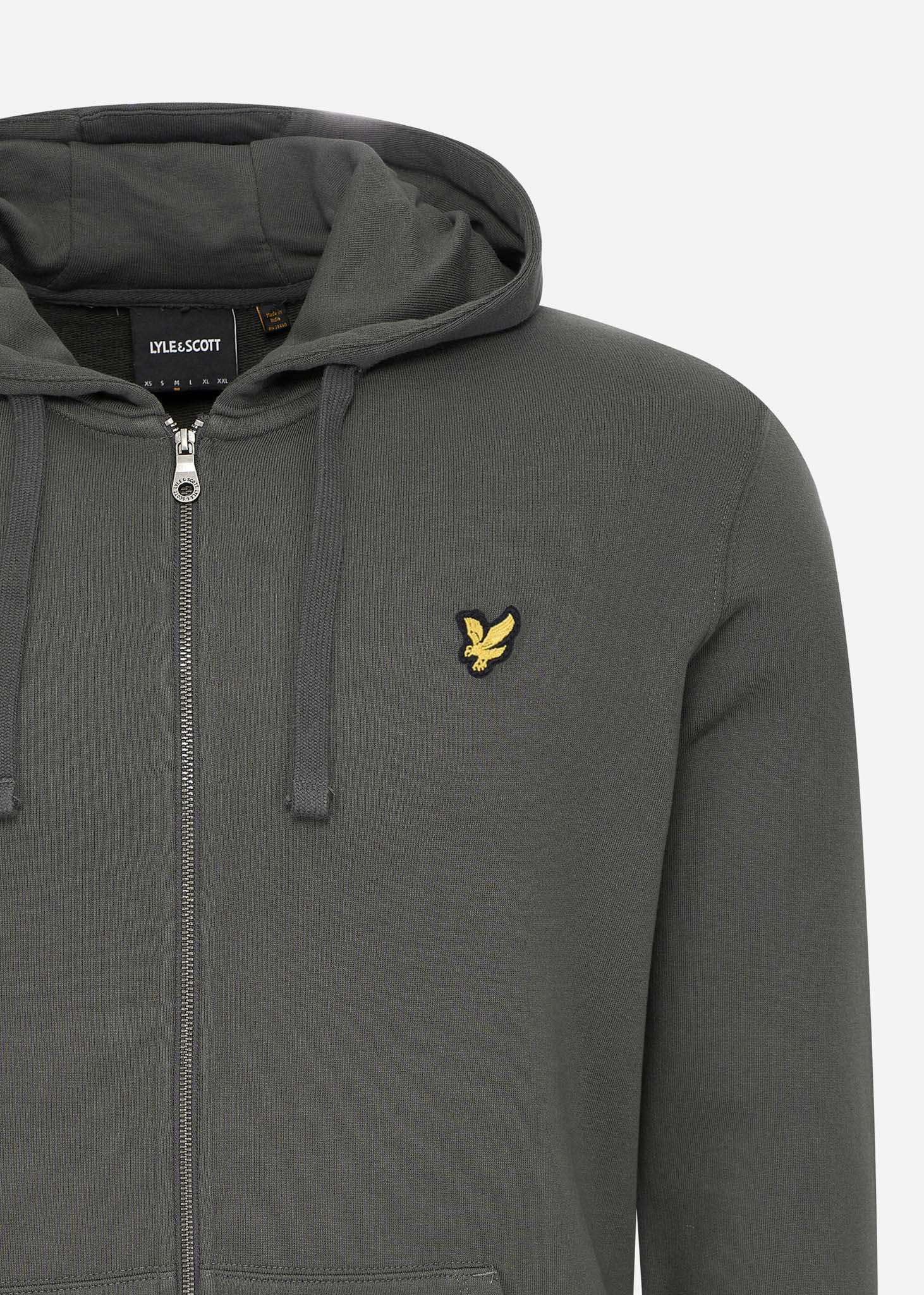 Lyle & Scott Vesten Zip through hoodie - gunmetal