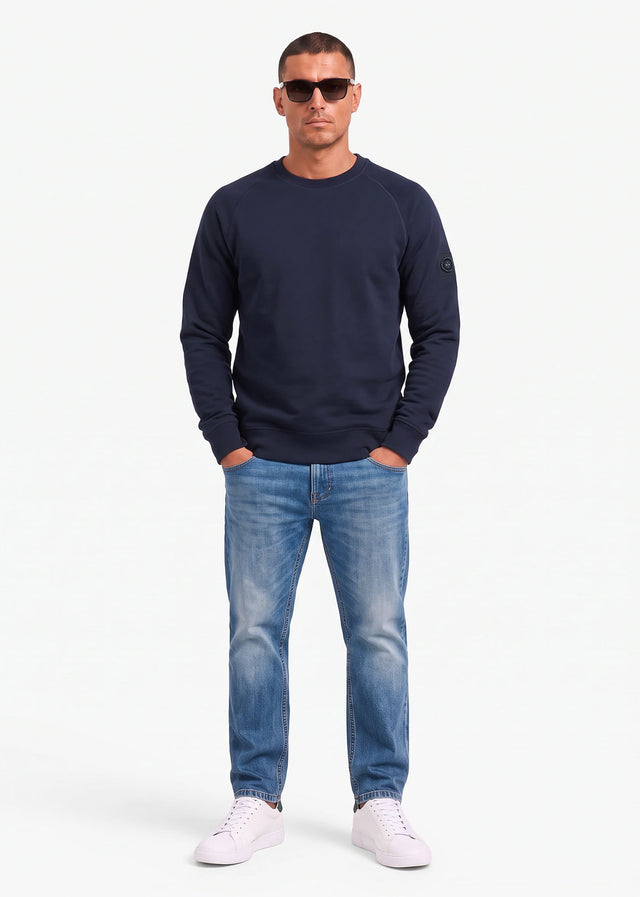 Marshall Artist Truien Siren crew sweat - navy