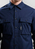 Marshall Artist Overshirts  Frenzo ls shirt - navy 