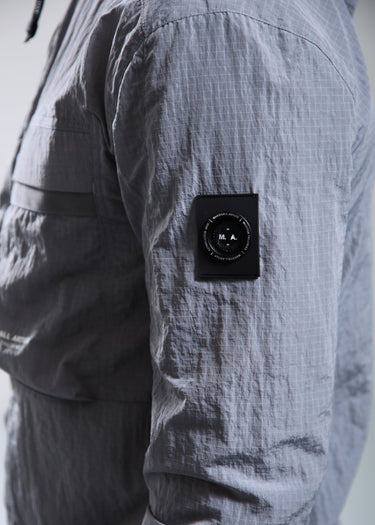 Marshall Artist Jassen Sicuro hooded overshirt - volcanic grey