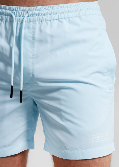 Marshall Artist Zwembroeken  Signature swim short - sky blue 