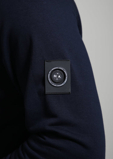 Marshall Artist Hoodies Siren full zip hoody - navy