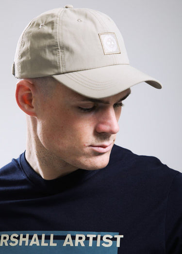 Marshall Artist Petten Woven badge cap - stone