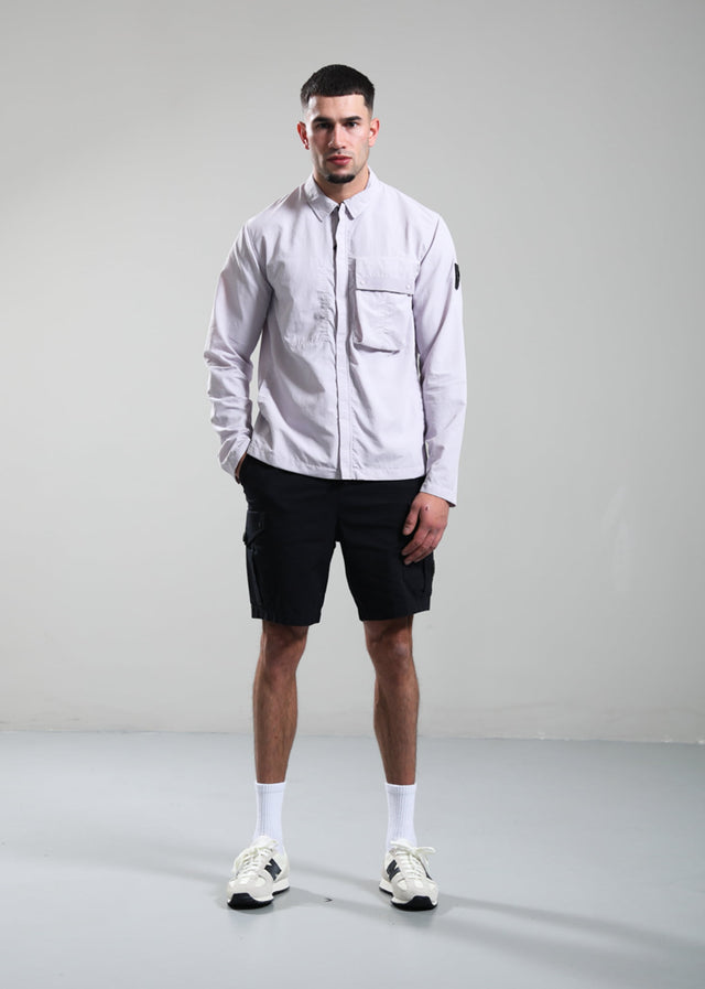 Marshall Artist Korte Broeken Ainsdale cargo short - black