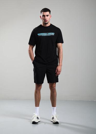 Marshall Artist Korte Broeken Vanguard cargo short - black