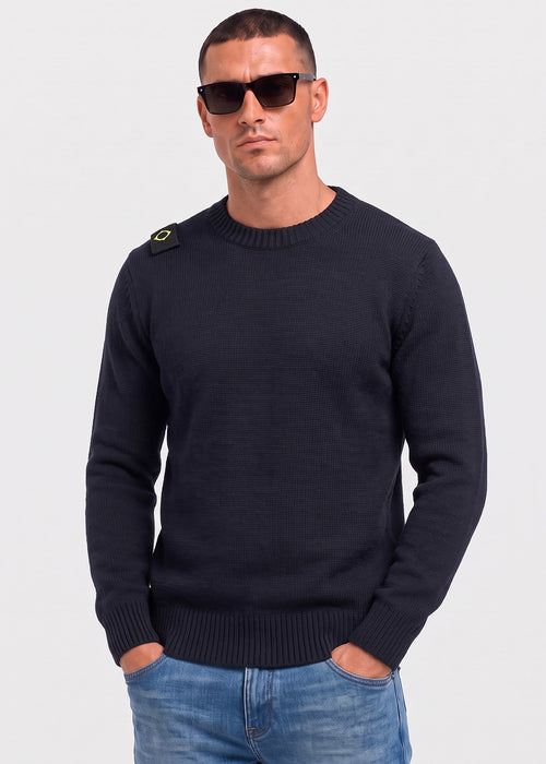 Oka crew sweater - dark navy
