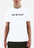 MA.Strum T-shirts  Chest print tee - optic white 