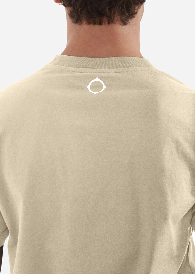 MA.Strum T-shirts  Cracked logo tee - ash 