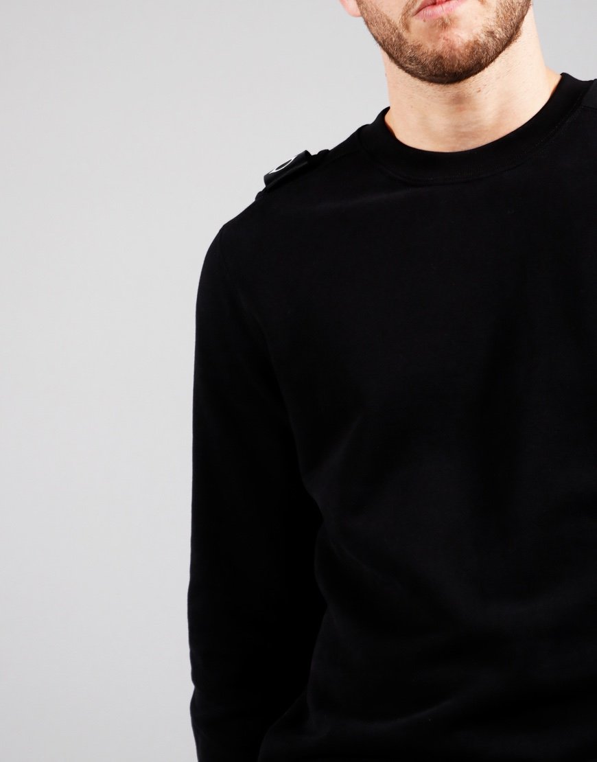 MA.Strum Truien  Core crew sweatshirt - jet black 