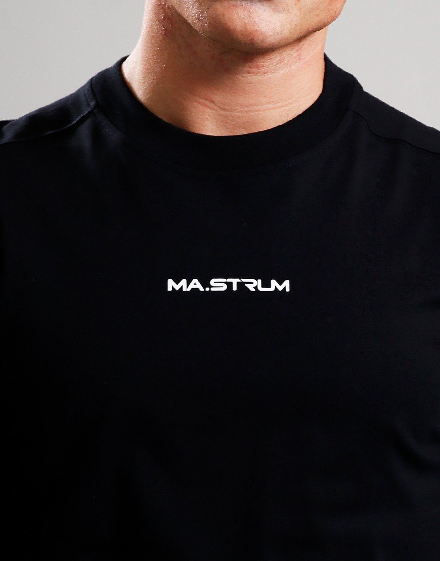 MA.Strum T-shirts  Ls mastrum printed tee - black 