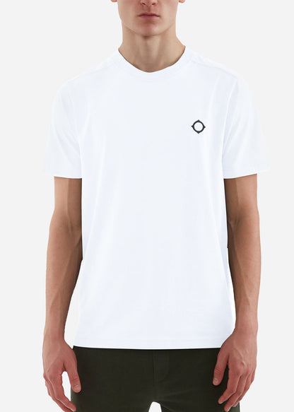 MA.Strum T-shirts  SS icon tee - optic white 