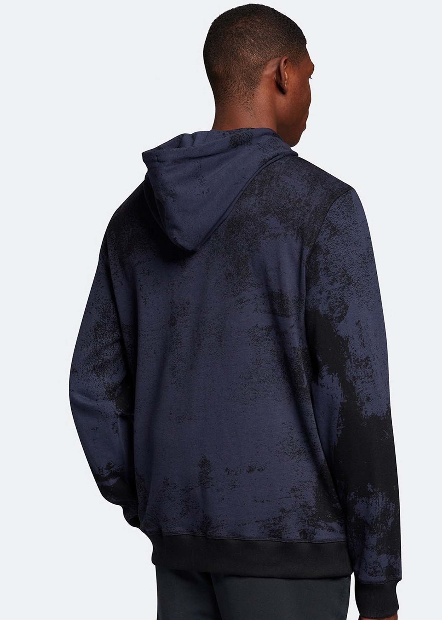 Lyle & Scott Hoodies  Erosion print hoodie - navy 