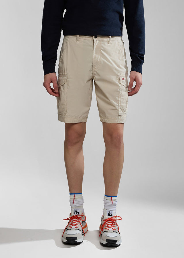Napapijri Shorts  Noto 2.0 short - beige silvr 