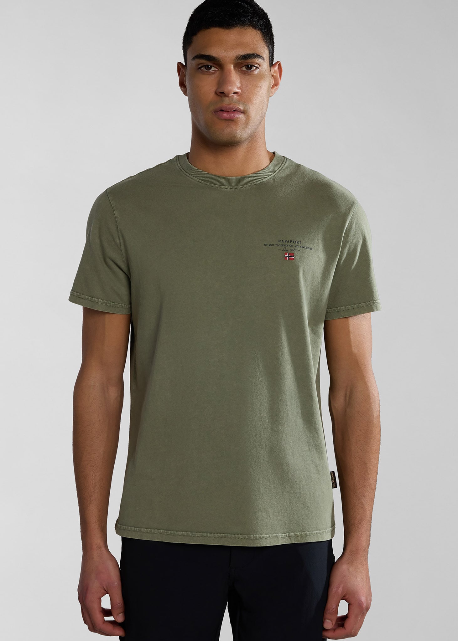 Napapijri T-shirts  Selbas t-shirt - green lichen 