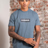 Napapijri T-shirts S box logo - stormy weat