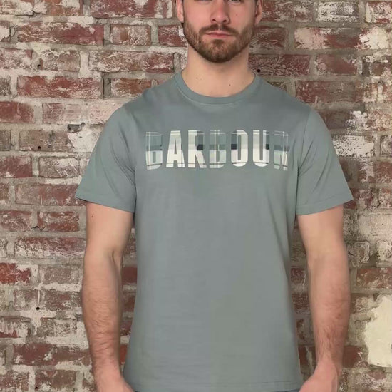 Barbour T-shirts Barbour thurford t-shirt - lead
