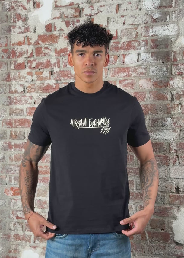 Armani Exchange T-shirts T-shirt - black