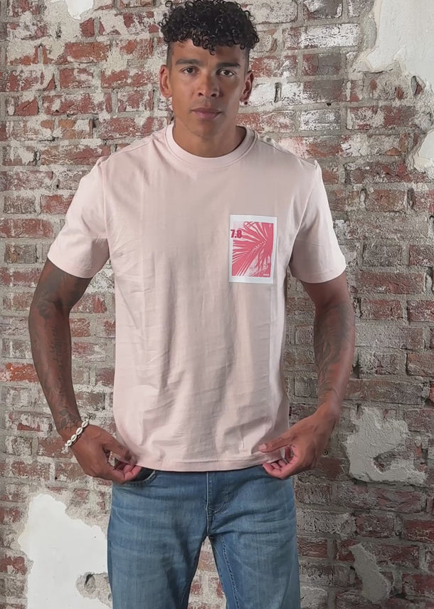 Hugo Boss T-shirts Te board - open pink