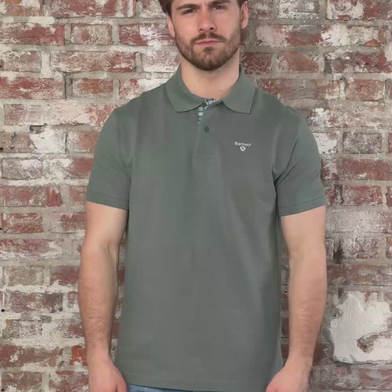 Barbour Polo's Barbour tartan pique polo shirt - vintage teal