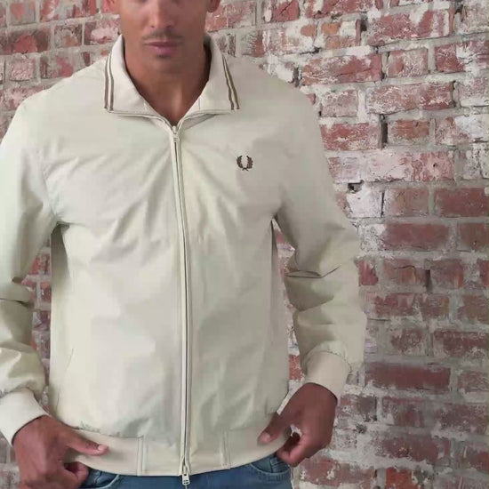 Fred Perry Jassen The brentham jacket - oatmeal shaded stone