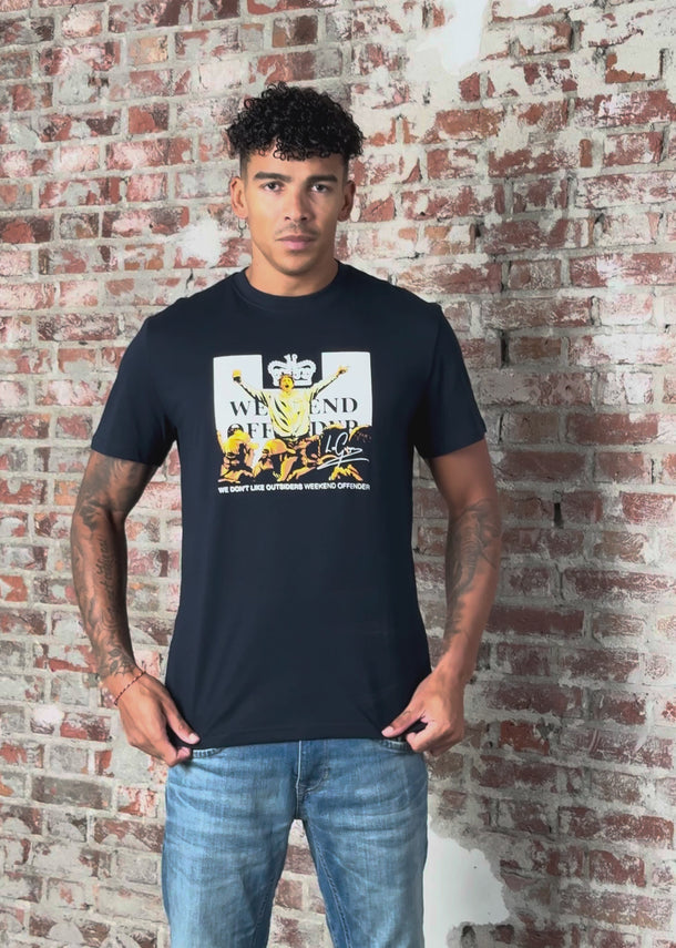 Weekend Offender T-shirts Leo gregory - navy