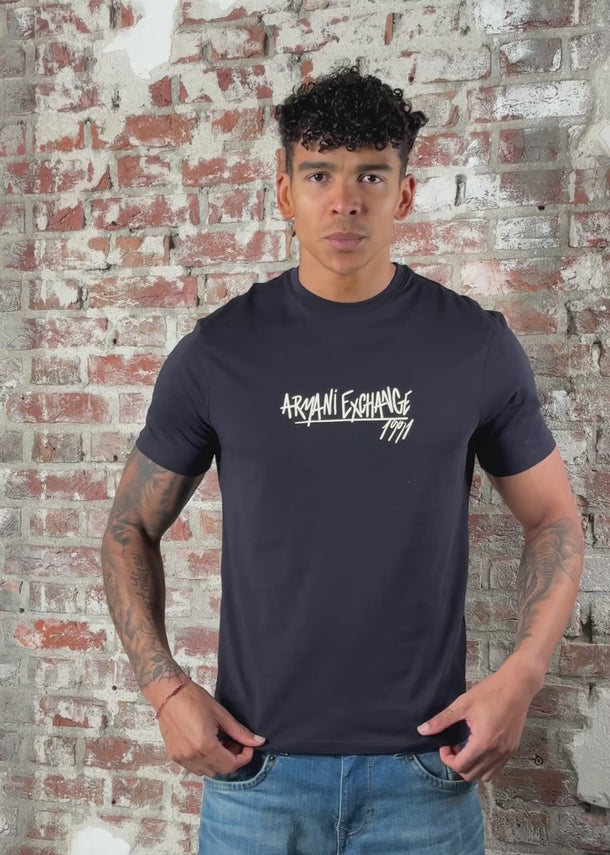 Armani Exchange T-shirts T-shirt - deep navy