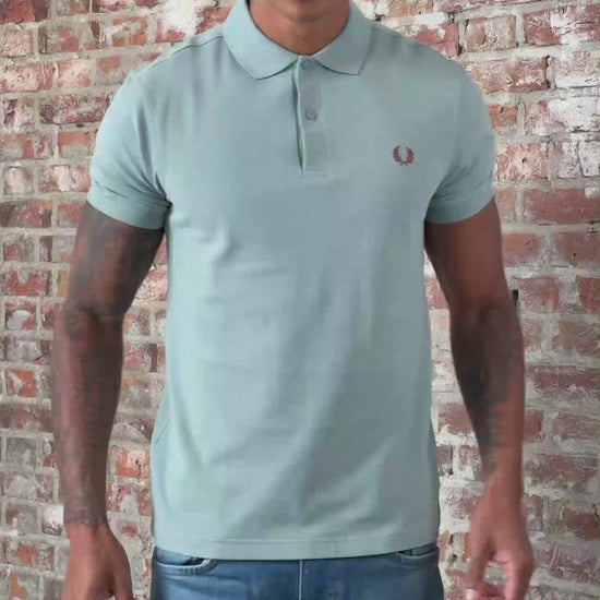 Fred Perry Polo's The fred perry polo shirt- silv blu cinnamo