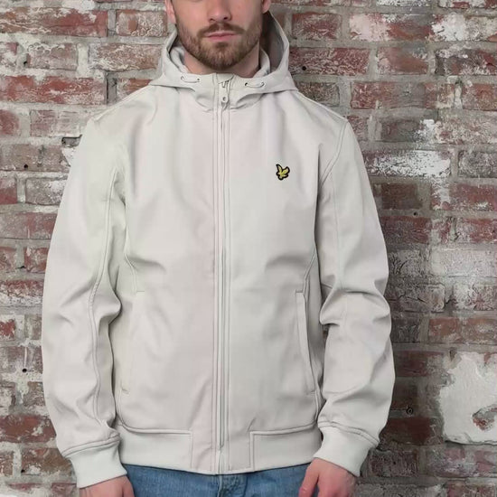 Lyle & Scott Jassen Mesh back softshell jacket - cove
