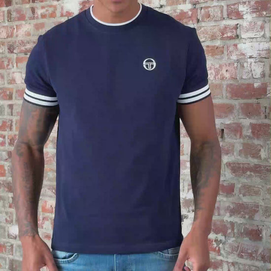 Sergio Tacchini T-shirts New iceberg tee - maritime blue white