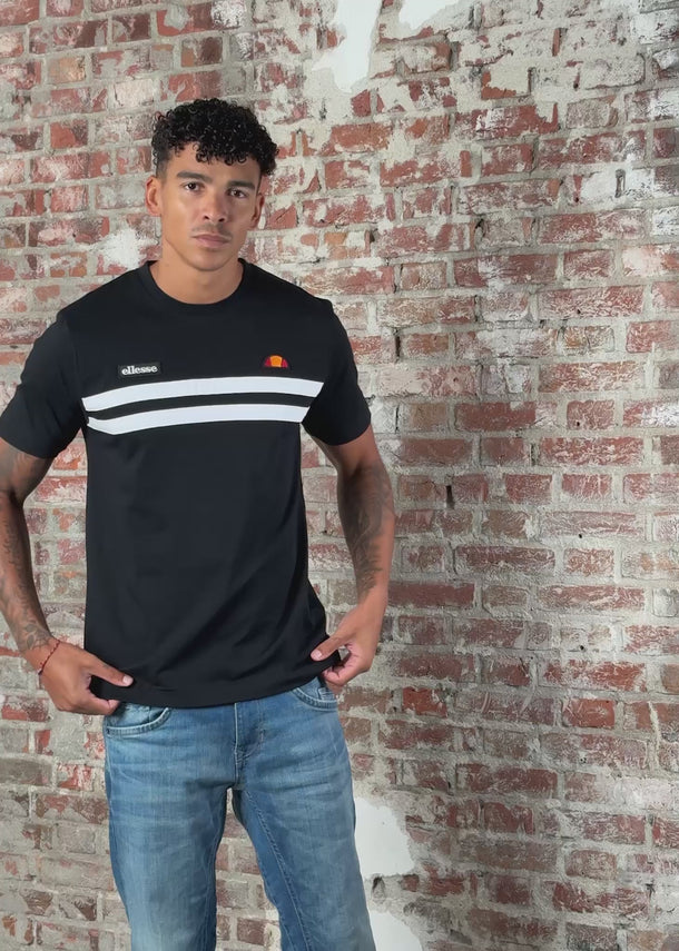 Ellesse T-shirts Venire tee - black white