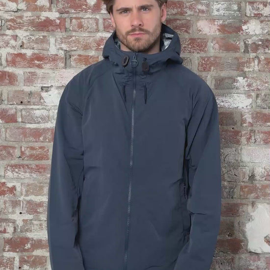Barbour Jassen Barbour wylam showerproof jacket - navy northshore