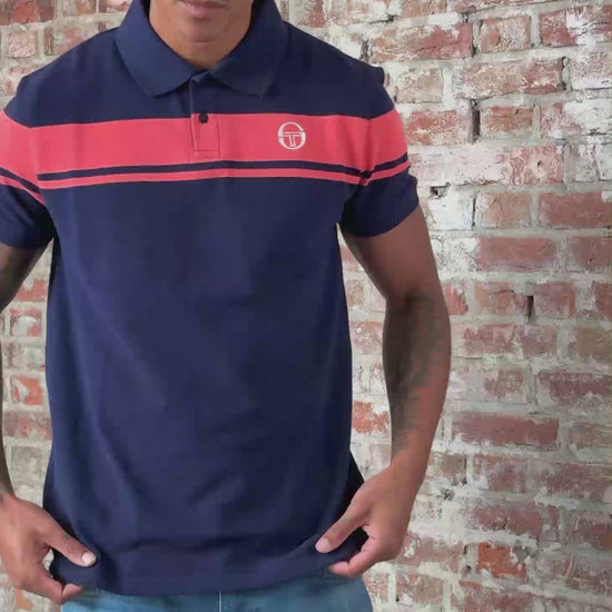 Sergio Tacchini Polo's Young line polo - maritime blue dubarry
