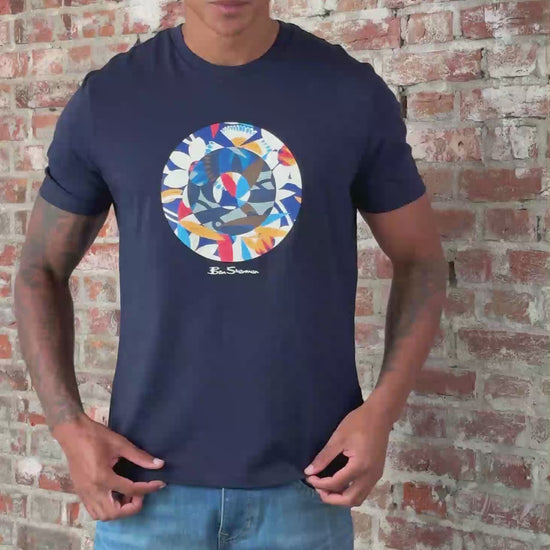 Ben Sherman T-shirts Tropical target - dark navy
