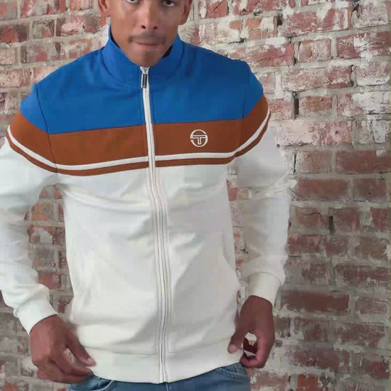 Sergio Tacchini Vesten Damarindo track top - nautical blue gardenia mocha bisque