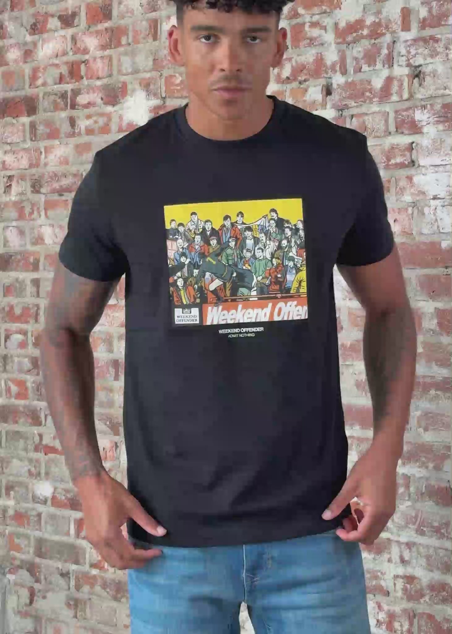 Weekend Offender T-shirts Selhurst - black