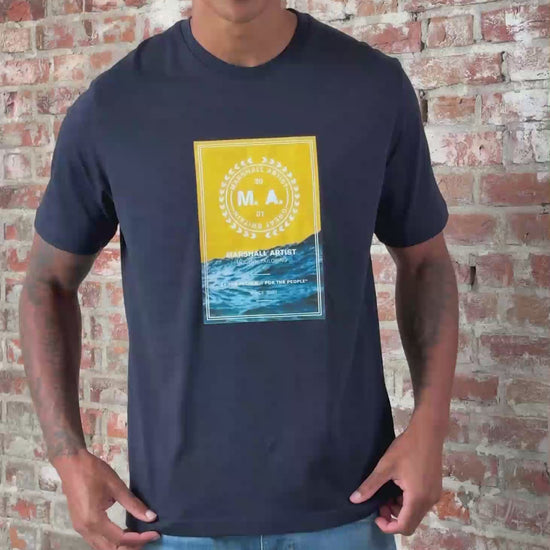 Marshall Artist T-shirts Canute t-shirt - navy