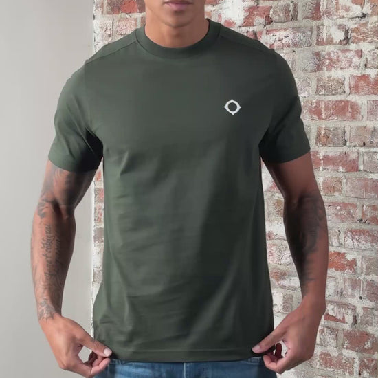 MA.Strum T-shirts SS icon tee - oil slick