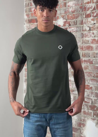 MA.Strum T-shirts SS icon tee - oil slick